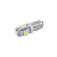 Лед лампа для авто T8.5 Premium Line 5SMD 5050 6500K Solar комплект 2шт