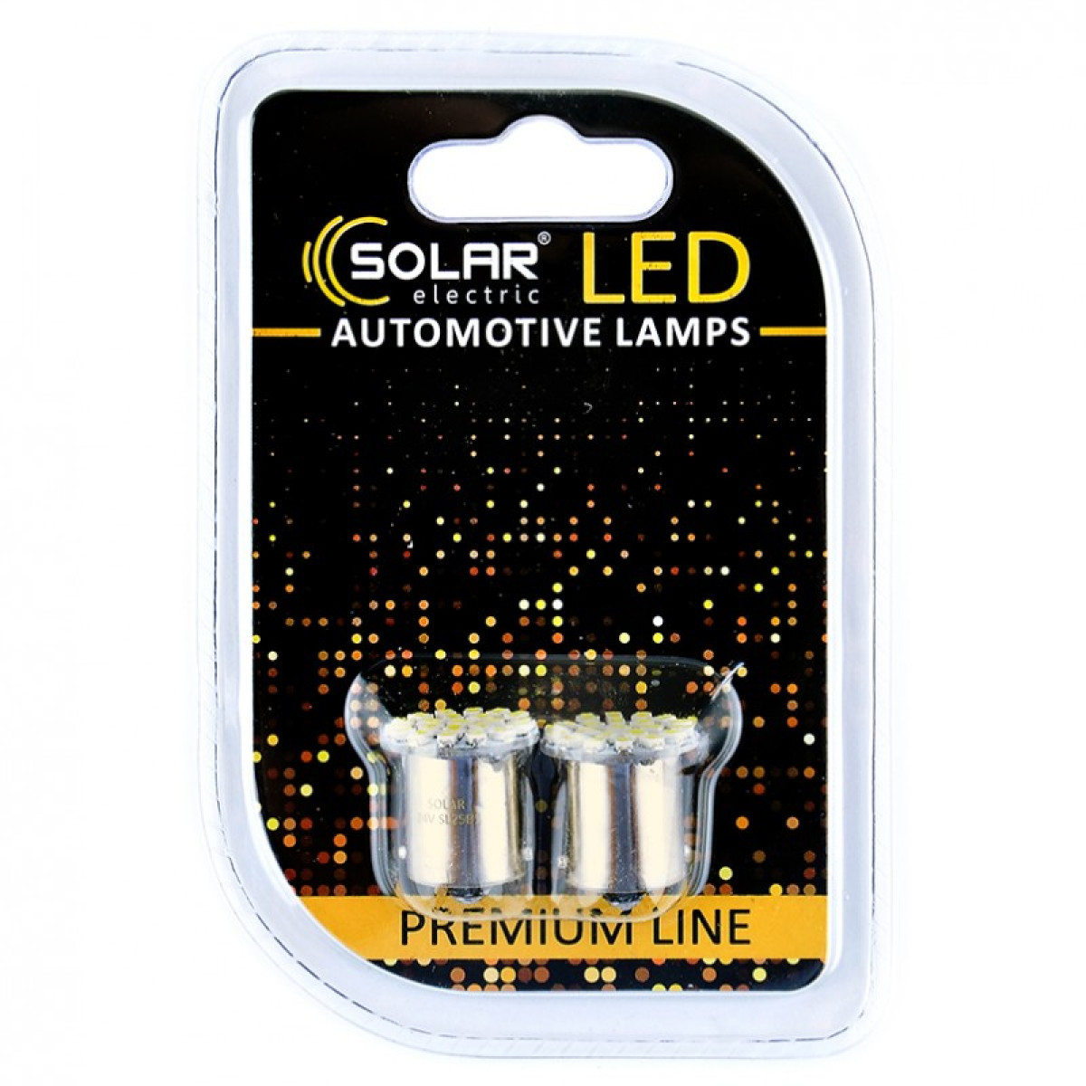 P21W лампа світлодіодна для авто  Premium Line 22SMD 3020 6500K Solar комплект 2шт