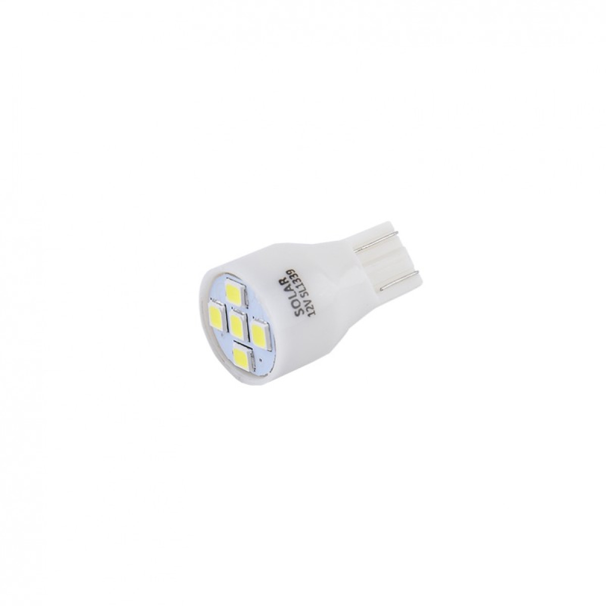 Лед лампа для авто T10 Premium Line 5SMD 2835 6500K Solar комплект 2шт