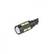 Лед лампа для авто T10 Premium Line 10SMD 5730+lens 6500K Solar комплект 2шт