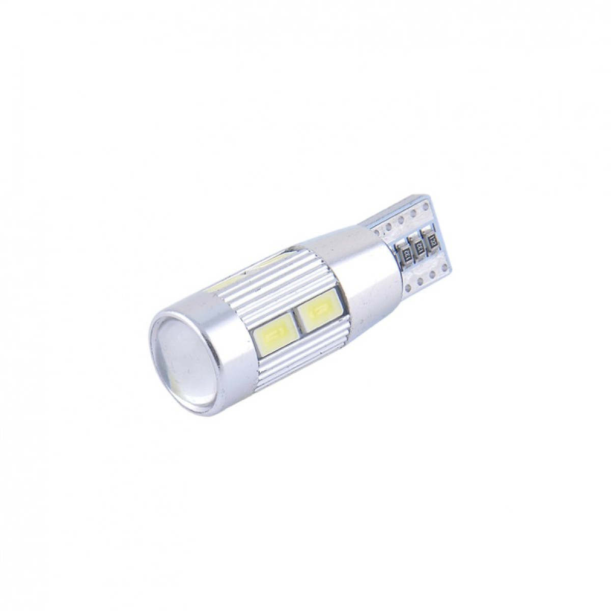 Лед лампа для авто T10 Premium Line 10SMD 5730+lens Canbus 6500K Solar комплект 2шт