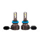 Діодна лампочка для авто H11 Carlamp LED Night Vision Gen2 5000lm 12V 25W 5500K комплект 2шт