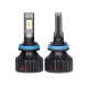 Світлодіодна лампа для авто H11 CARLAMP Smart Vision 8000lm 9-16V 4000K комплект 2шт