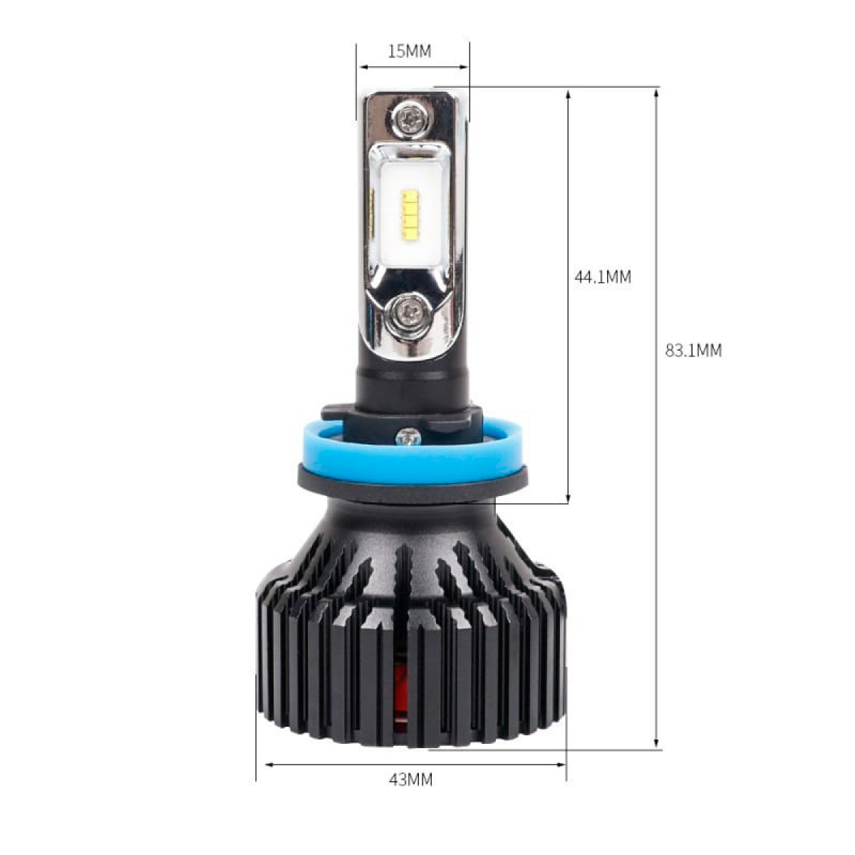 Автомобільна led лампа H11 Carlamp Smart Vision 8000lm 9-16V 30W 6500K комплект 2шт
