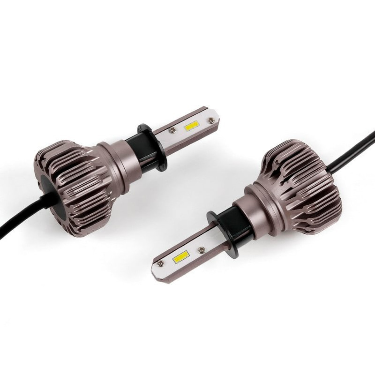 Діодна лампочка для авто H3 Carlamp Night Vision Gen2 5000lm 9-16V 25W 5500K IP68 комплект 2шт