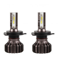 Діодна лампочка для авто H4 Carlamp LED Night Vision Gen2 5000lm 9-16V 50W 5500K комплект 2шт