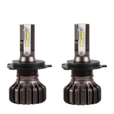 Діодна лампочка для авто H4 Carlamp LED Night Vision Gen2 5000lm 9-16V 50W 5500K комплект 2шт