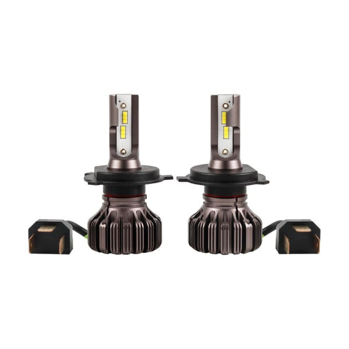 Діодна лампочка для авто H4 Carlamp LED Night Vision Gen2 5000lm 9-16V 50W 5500K комплект 2шт