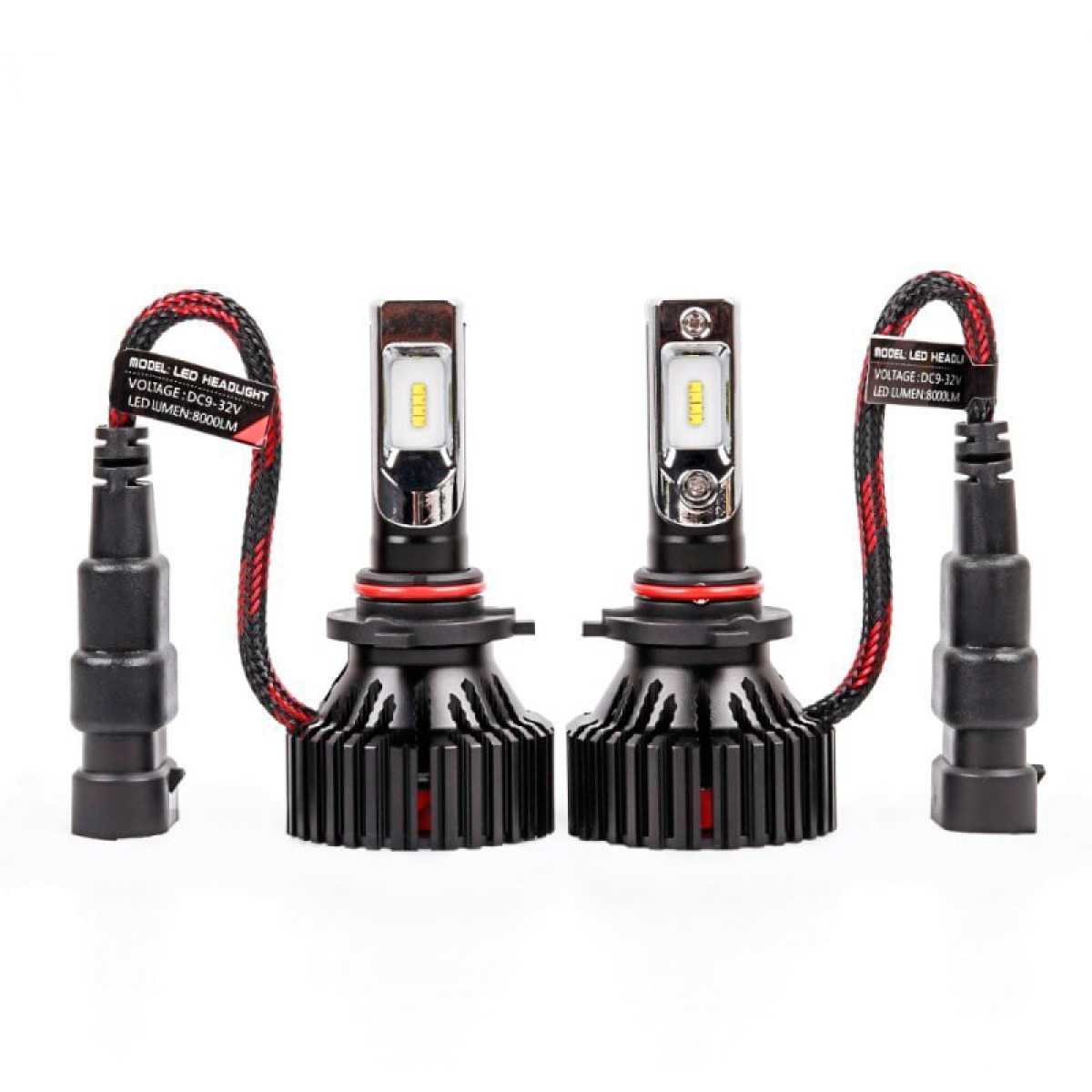 Автомобільна led лампа HB3 (9005) Carlamp Smart Vision 8000lm 9-16V 30W 6500K комплект 2шт