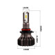 Світлодіодна лампа для автомобіля HB4 (9006) Carlamp Led Night Vision Gen2 5000lm 12V 25W 5500K комплект 2шт