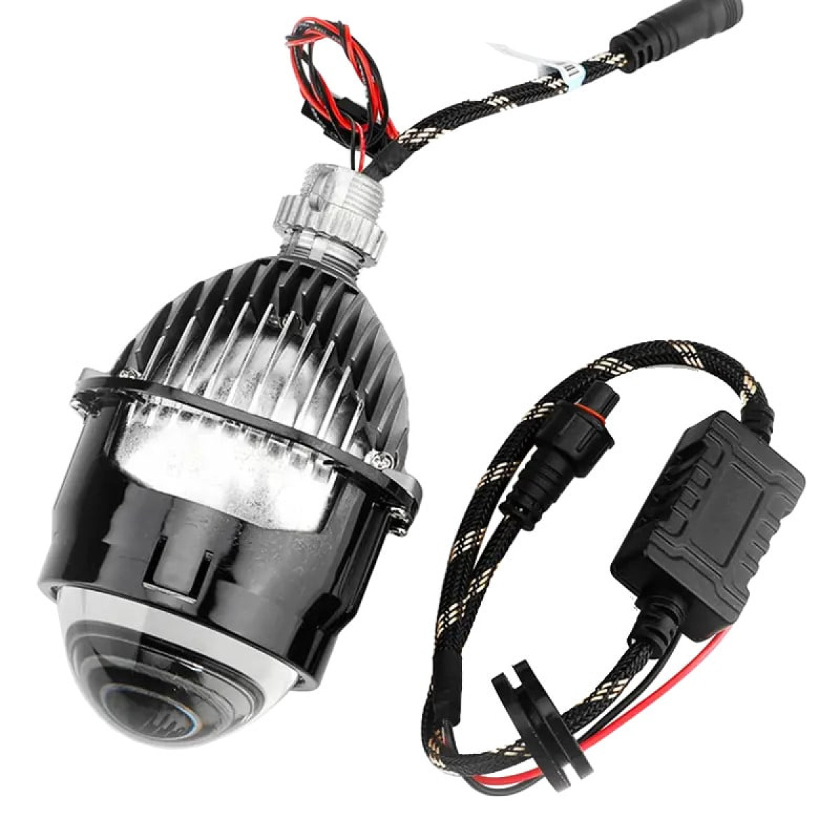 Лед лінзи на авто BI LED E1 2.5" 35Вт 5000K 20000лм комплект 2шт