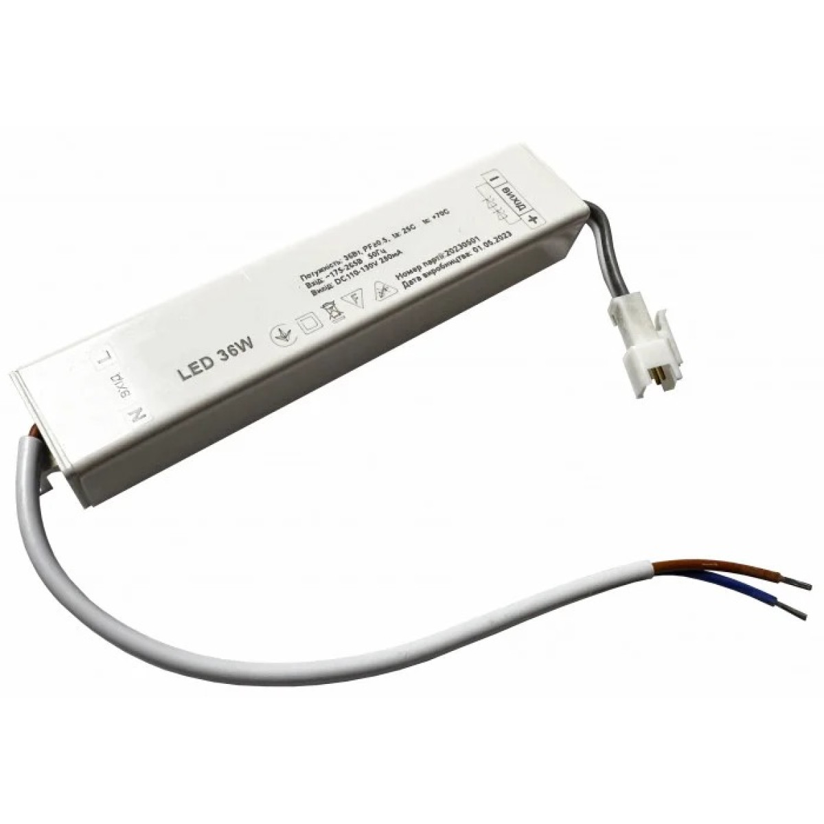 Драйвер для панелі PRISMATIC 36W 220V Optima