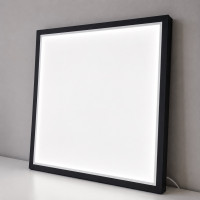 Led панель накладна 600х600 48Вт 4800Лм холодний 6500К з чорною рамкою LED STORY Profi