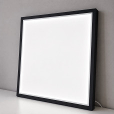 Led панель накладна 600х600 48Вт 4800Лм холодний 6500К з чорною рамкою LED STORY Profi