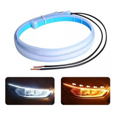 Денні ходові вогні led з поворотами DRL 45 см зі сканером 12V (2 шт.)