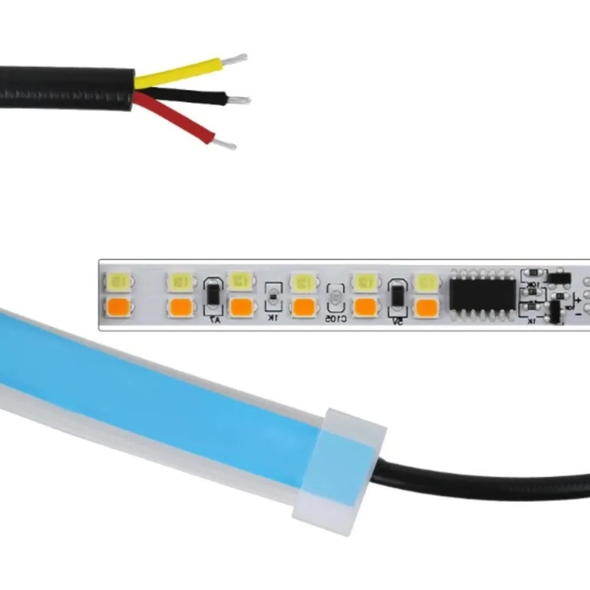 Денні ходові вогні led з поворотами DRL 45 см зі сканером 12V (2 шт.)