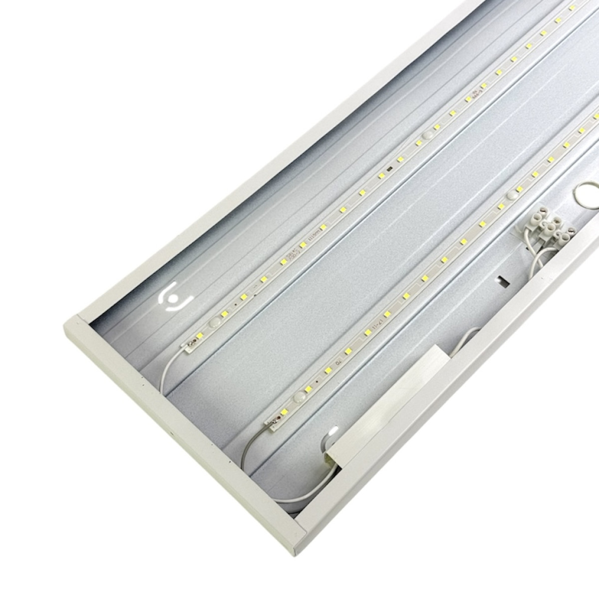 Led панель 36W 6500K холодне 1200×180 мм ІР20 Призматик (колотий лід) врізна / накладна
