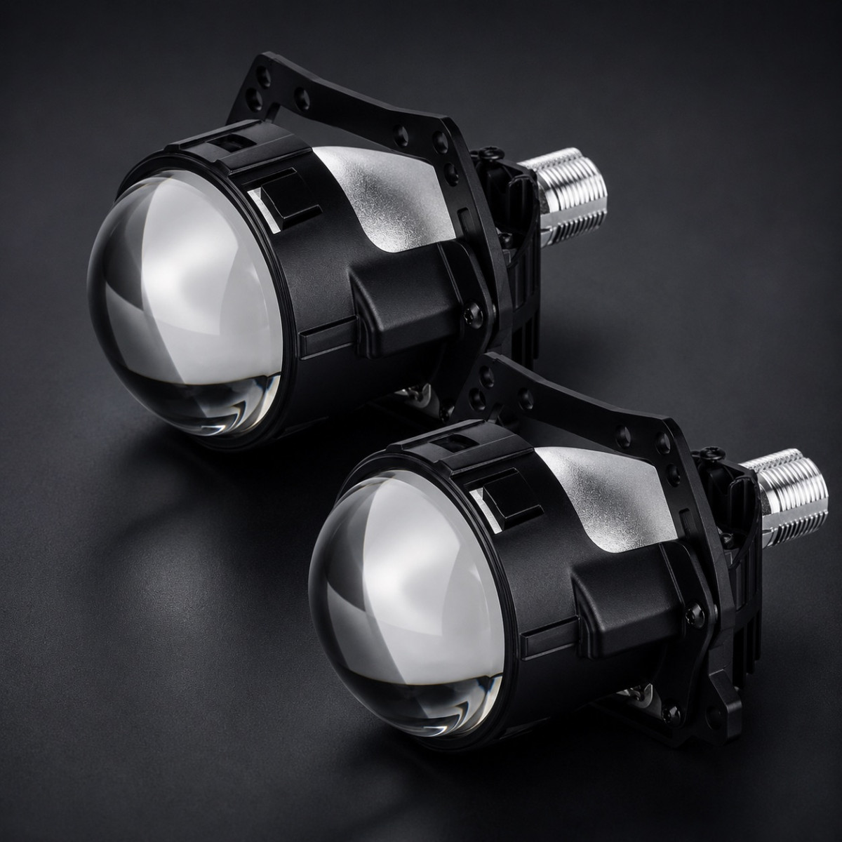 Лед лінзи на авто BiLED Evolution F1S 2.5" 47/53W 5500K комплект