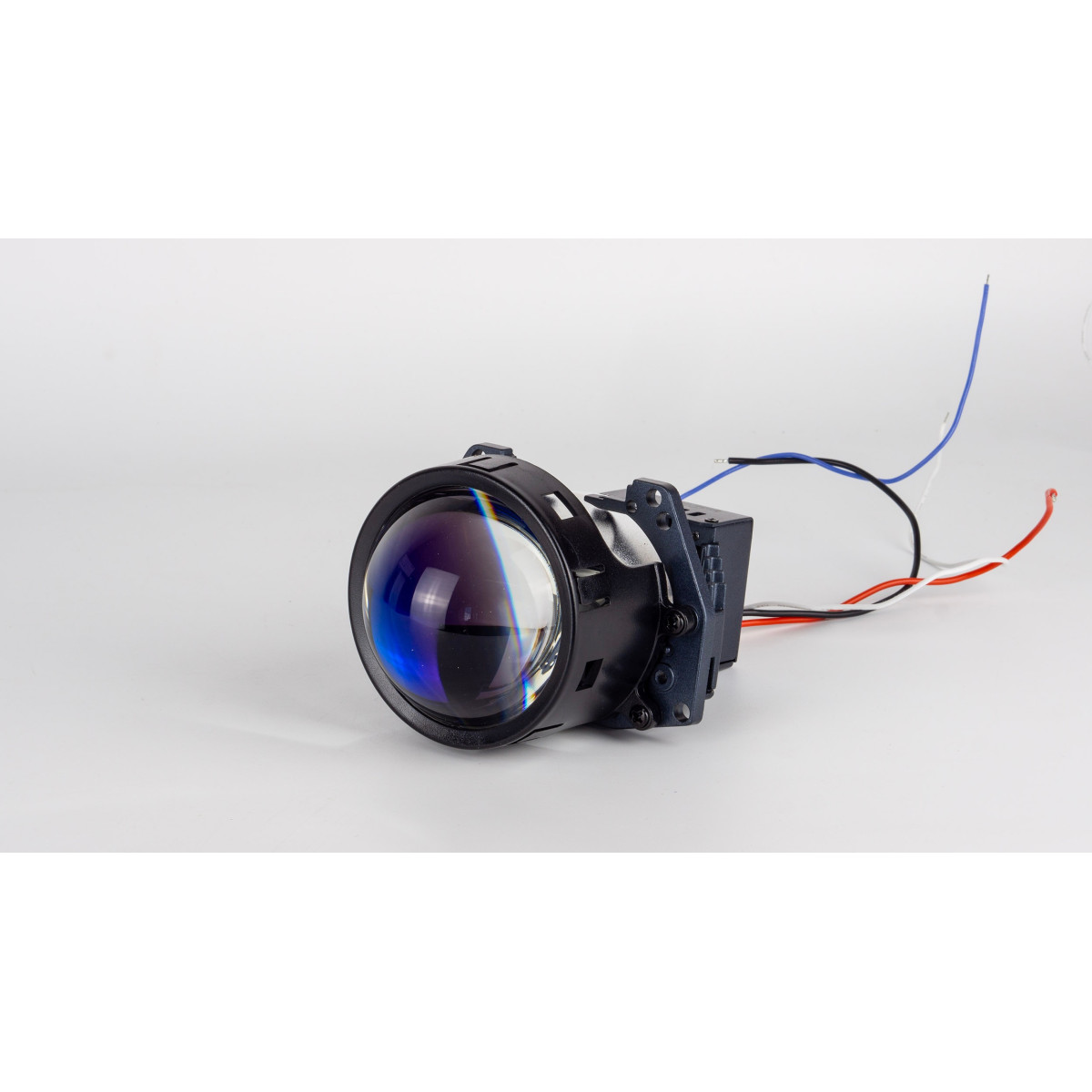 Авто лінзи BiLED Triada DLX 3.0" 100/110W 3xLED 5500K синє скло біксенон (2 шт.)