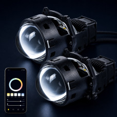 Лінзи біксенон BiLED iDeal APP 3.0" 58/65W 3000–7000K регулювання світла через додаток