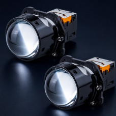 Світлодіодні лінзи в фари BiLED Prisma 3.0" 56/62W 6000K LED комплект