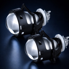 Лінзи в авто BiLED 24V ближнє + дальнє світло F1 3.0" 45/50W 5500K комплект