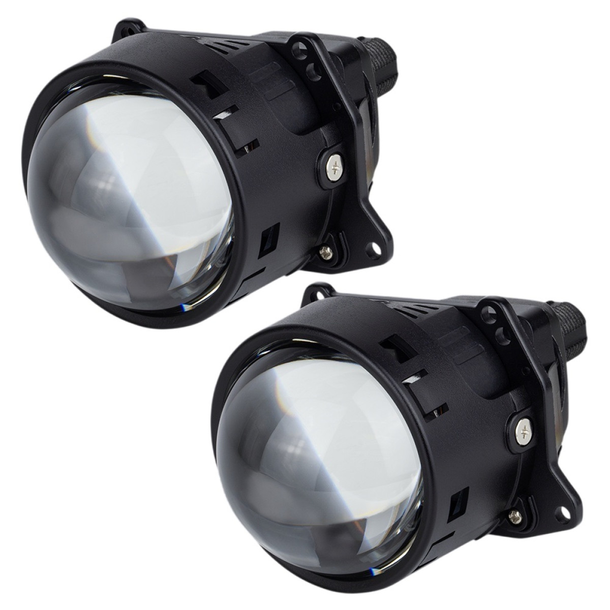 Лінзи BiLED з підсвічуванням узбіччя при повороті RDS-01 3.0" 50/60W 5500K