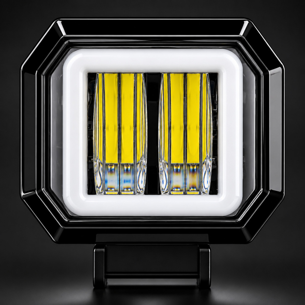Led фара додаткового світла WL RE-07 SP DRL 14W 6000K 9-32V IP67 75×65мм