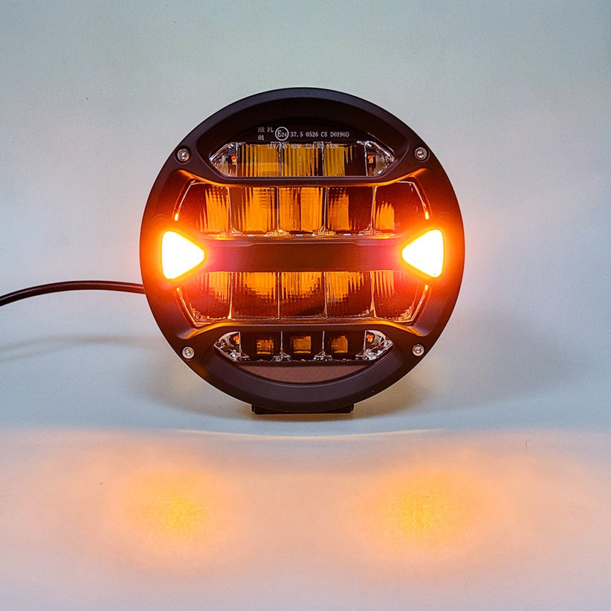 Світлодіодна фара WL R-101 DLX 7" SP+DRL 90W 8100Lm OSR 6000K 9-32V IP68