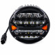 Світлодіодна фара WL R-101 DLX 7" SP+DRL 90W 8100Lm OSR 6000K 9-32V IP68