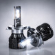 Led автолампа UL-01 DELUX H4/H19 5500K 6500Лм 65W CAN для фар головного світла к-т 2шт.