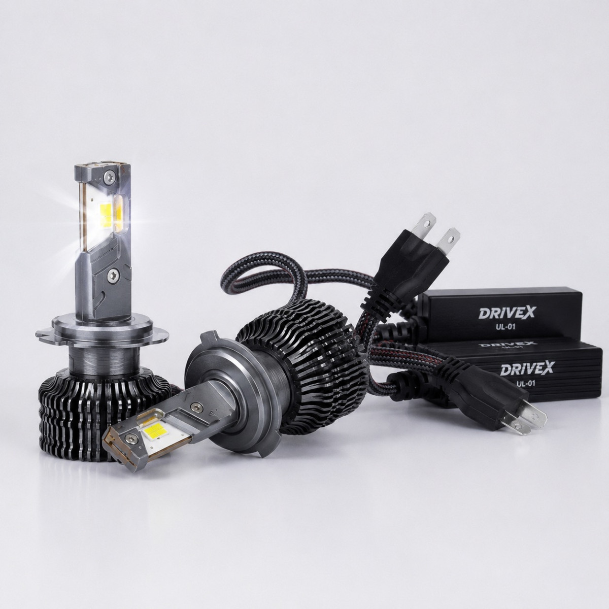 Автомобільна led лампа UL-01 DELUX H7/H18 5.5K біле світло 65W CAN 2 шт.