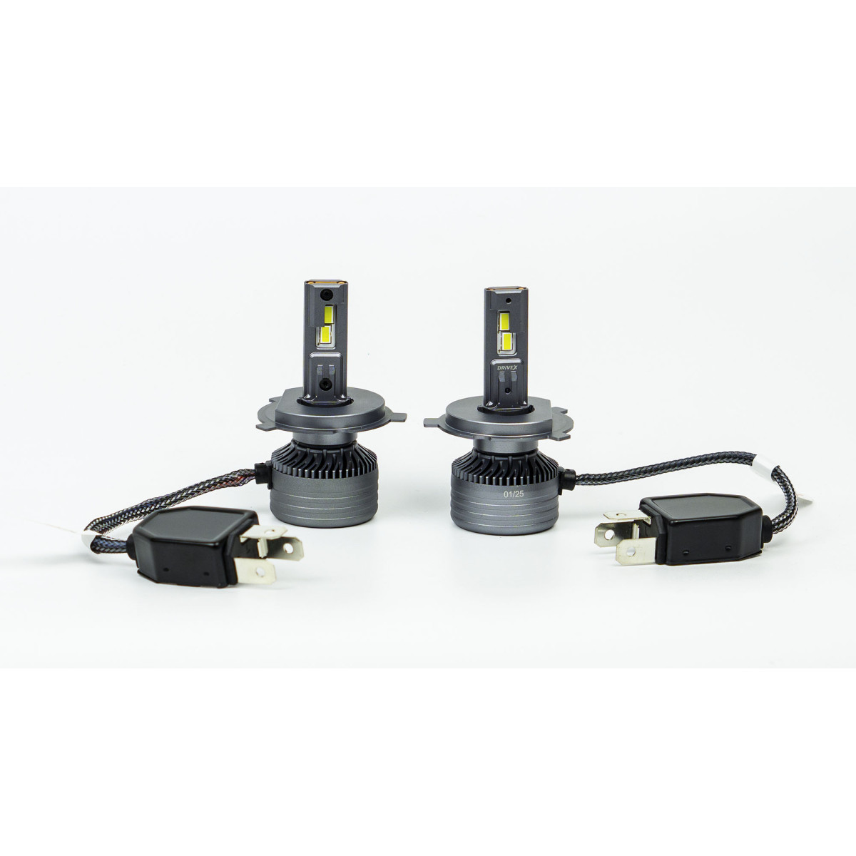 Автомобільна led лампа H4 H/L AL-12US 57W SUPER CAN 9-36V 6000K (2шт.)