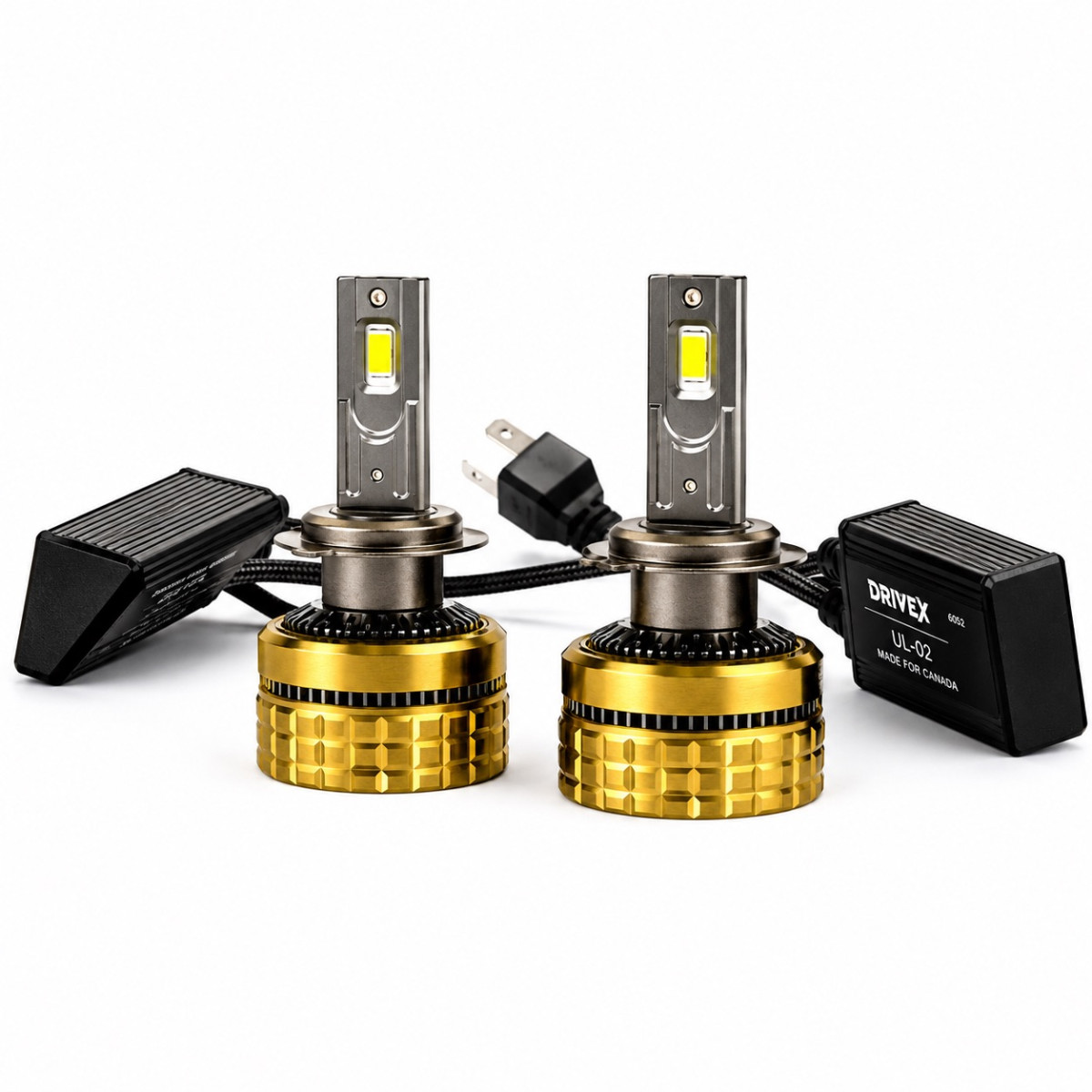 Led лампи UL-02 H7/H18 6000K 100W CAN 12V для лінзованої оптики (2шт.)