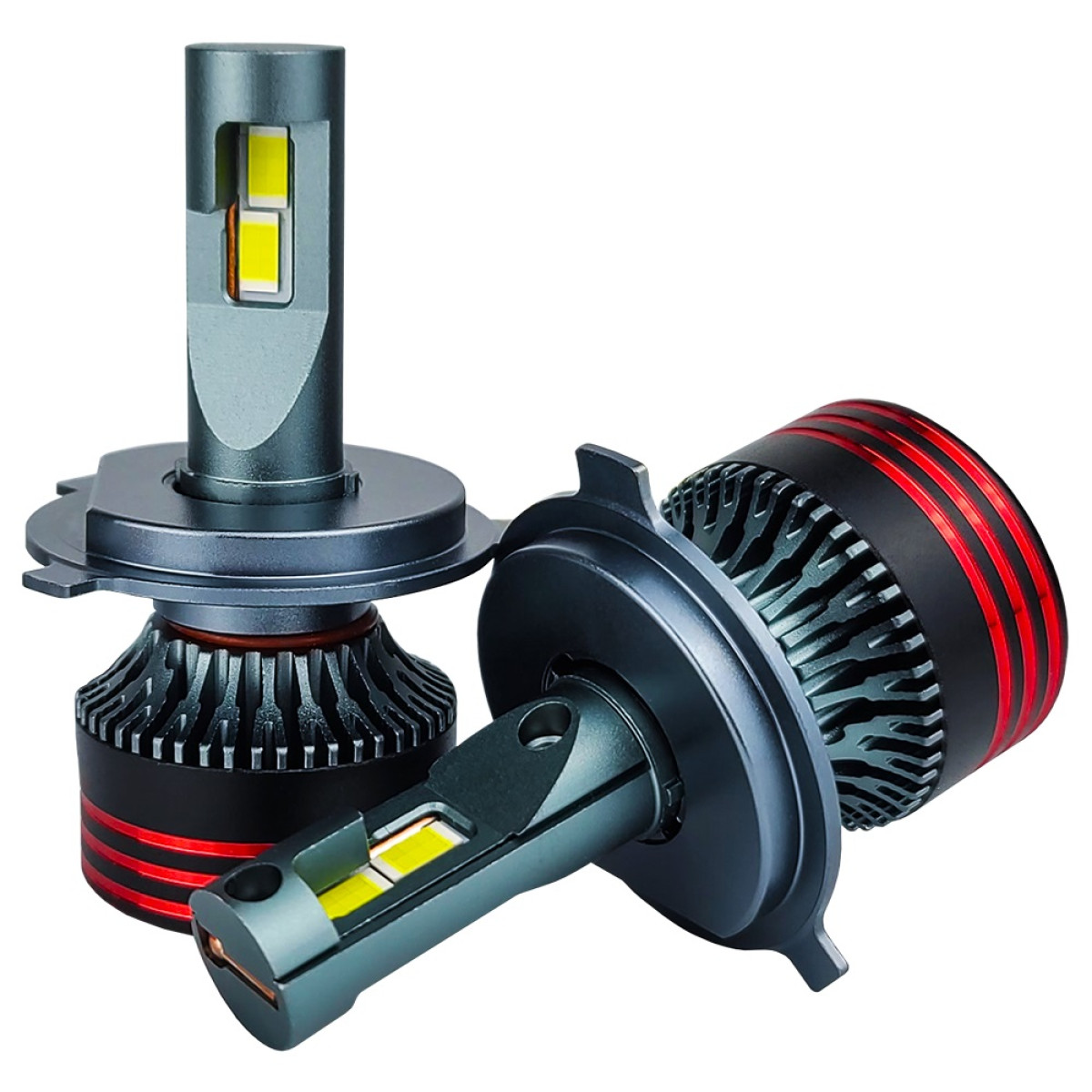 Автолампи H4 H/L FE-01 57W 6000K 4600Lm CAN 9–32V комплект