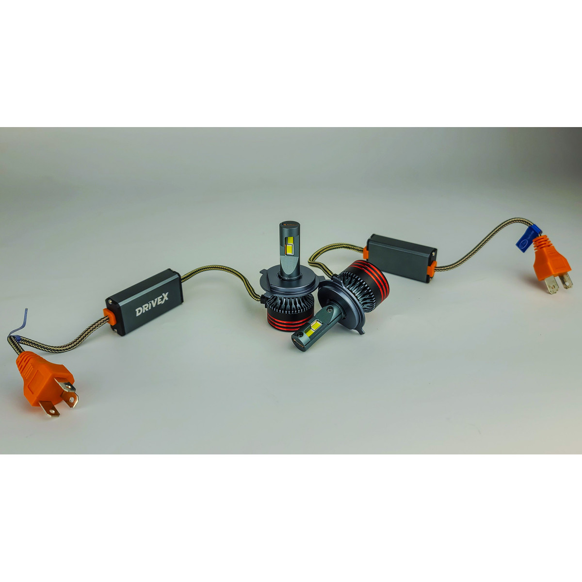 Автолампи H4 H/L FE-01 57W 6000K 4600Lm CAN 9–32V комплект