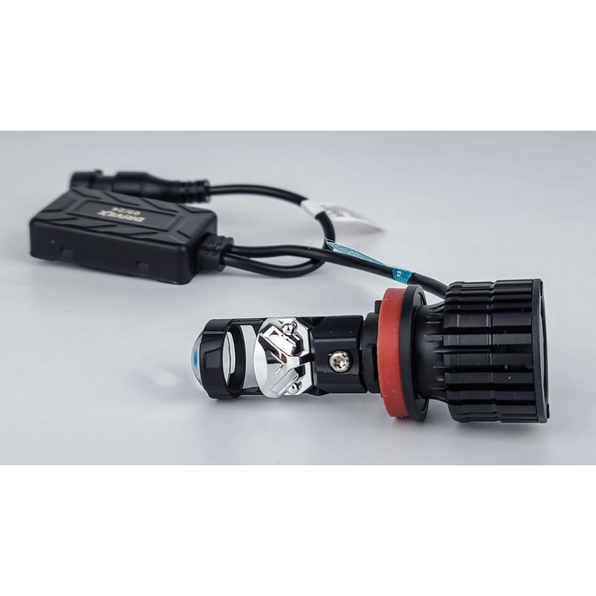 Авто лед лампа H11 LE-07 6000K 55W міні лінза CAN 9–32V комплект
