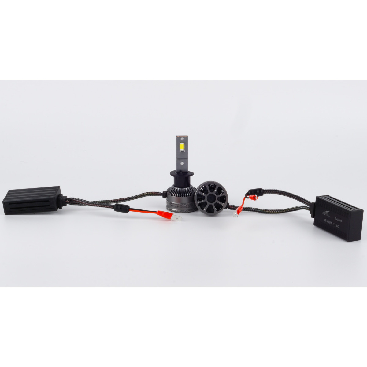 Led лампи H1 SoKill GLK 5000 Лм 6000K 9-32V для ближнього та дальнього світла, пара